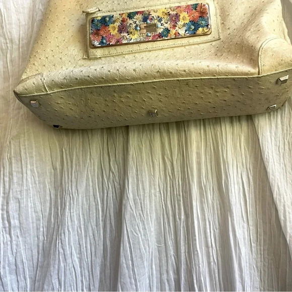 Stella Page Designer Limited Edition NYC Leather Handbag w/Persian Turquoise - Picture 9 of 16